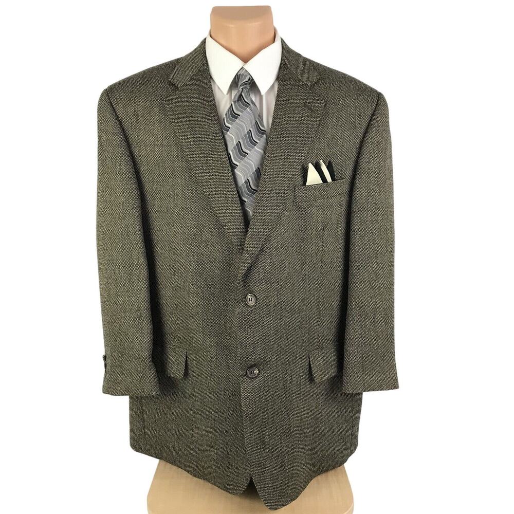 Men's Jacket Blazer Size 46R Chaps Ralph Lauren 2-Button Wool Alpaca